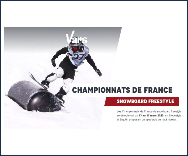 Vars. Championnats de France Snowboard Freestyle