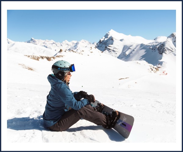Vars. Essais de matériel de snowboard