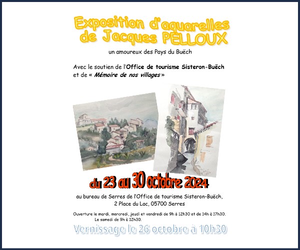 Serres. Vernissage de l'exposition, Mémoires de nos villages