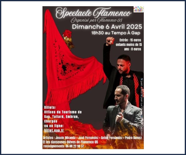Gap. Spectacle de Danse et de Musique de Flamenco