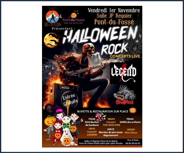 Saint Jean Saint Nicolas. Halloween Rock