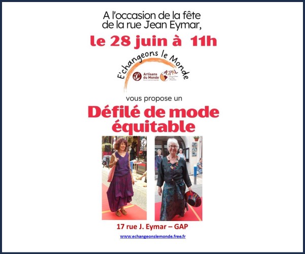 Gap. Défilé de mode Équitable