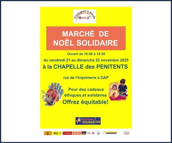 Gap. Marché de Noël Solidaires et Équitable