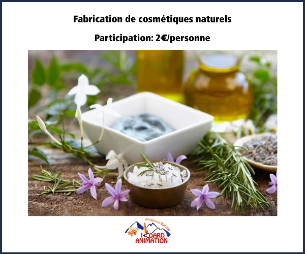 Arvieux. Atelier créatif, Cosmétiques Naturels