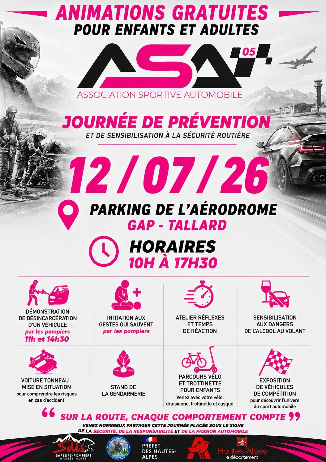Journée prévention sécurité routière à Tallard