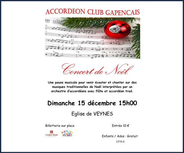 Veynes. Concert de Noël 2024