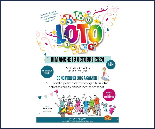 Veynes. Loto du Centre Social