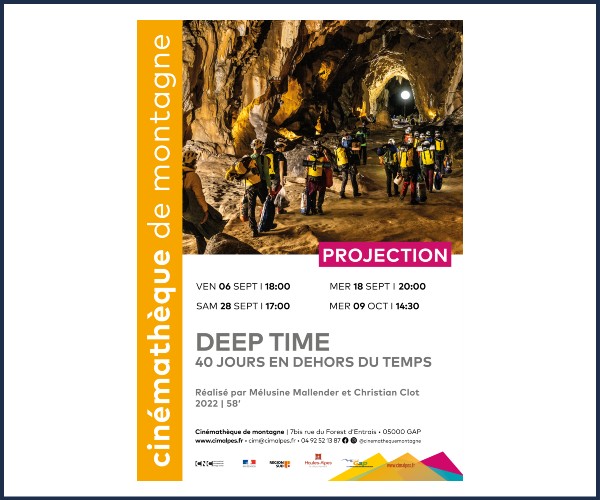 Gap. Projection, Deep time, 40 jours en dehors du temps