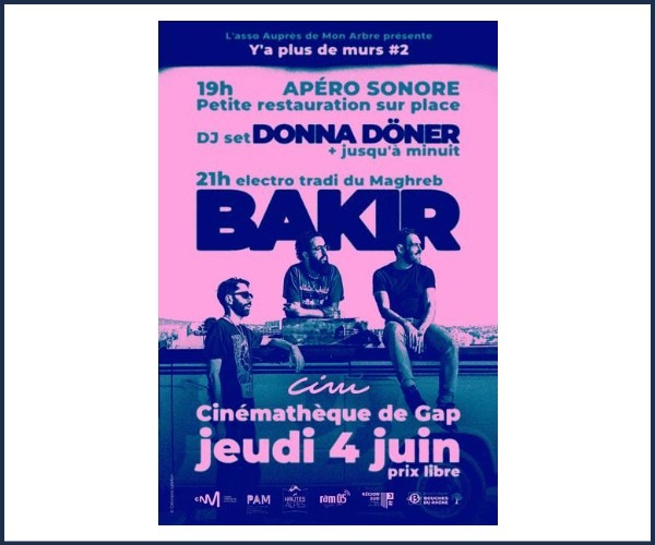 Apéro concert, Bakir et Donna Döner à Gap