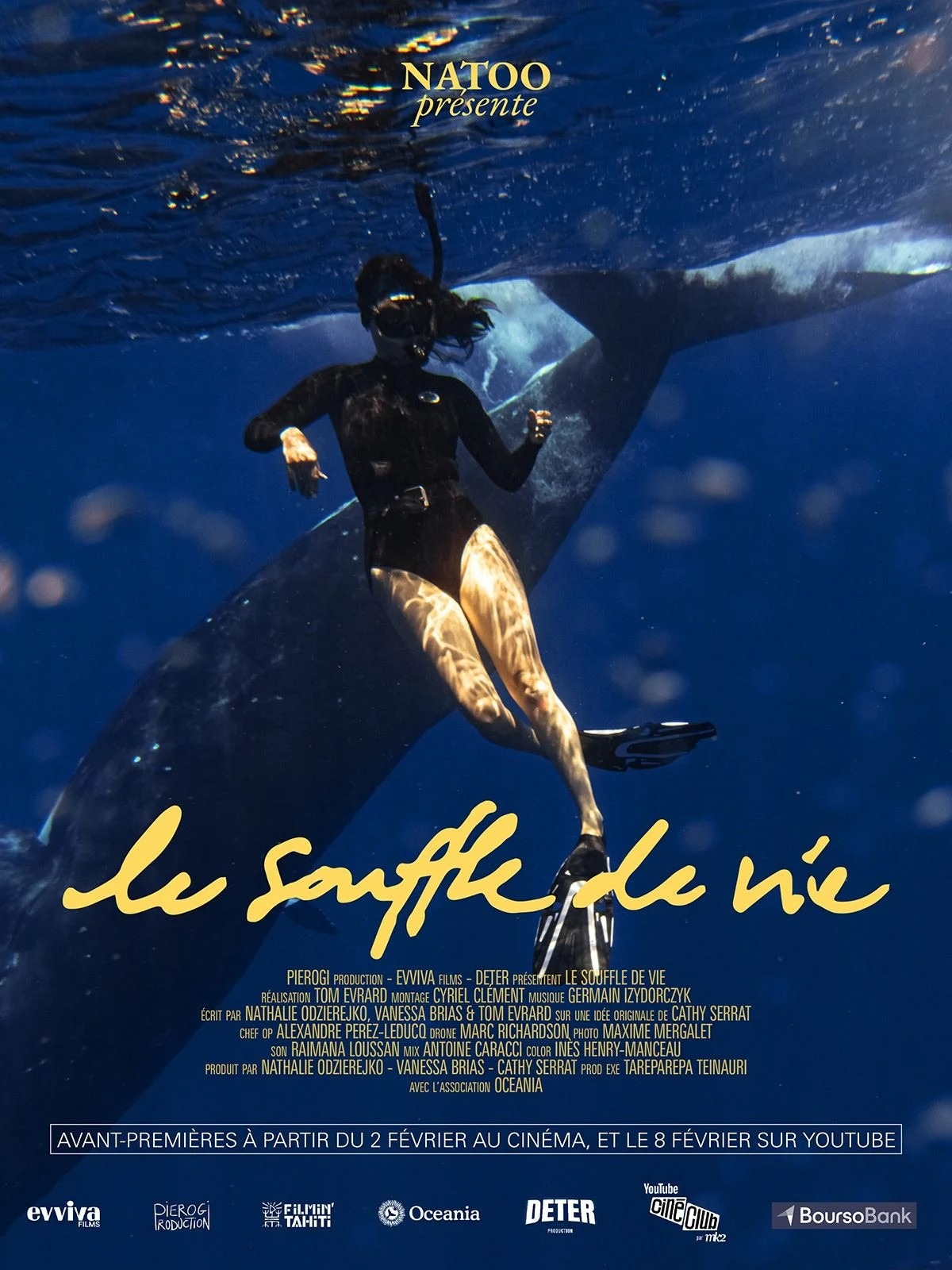Projection en plein air du film le Souffle de Vie à Gap