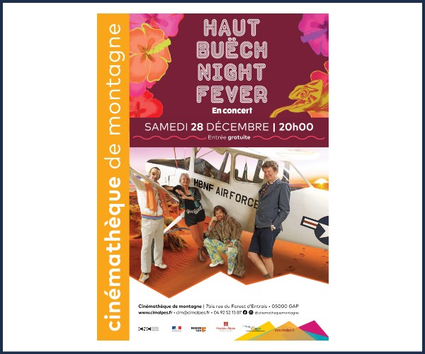 Haut Buëch Night Fever en concert à la Cinémathèque !