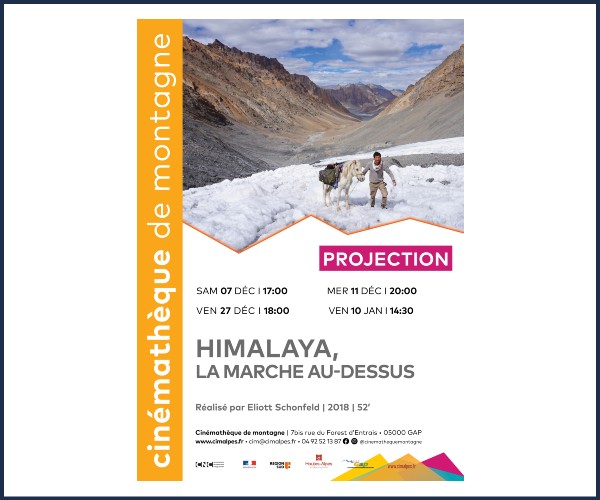 Gap. Projection, Himalaya, la marche au dessus