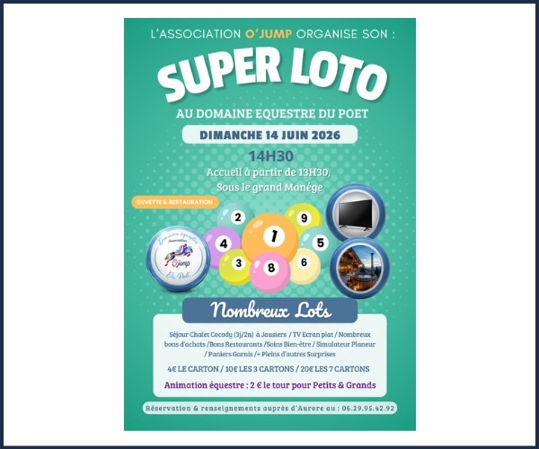 Super loto au Poët