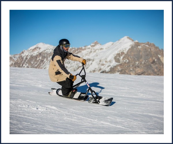 Puy Saint Vincent. Championnats de France de Snow Bike