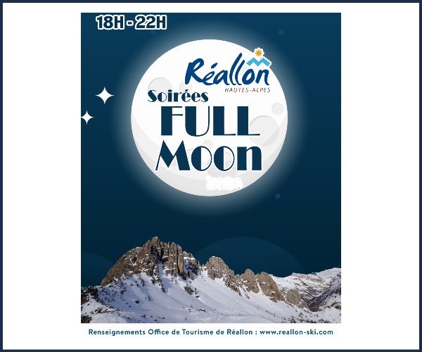 Réallon. Soirée Full Moon
