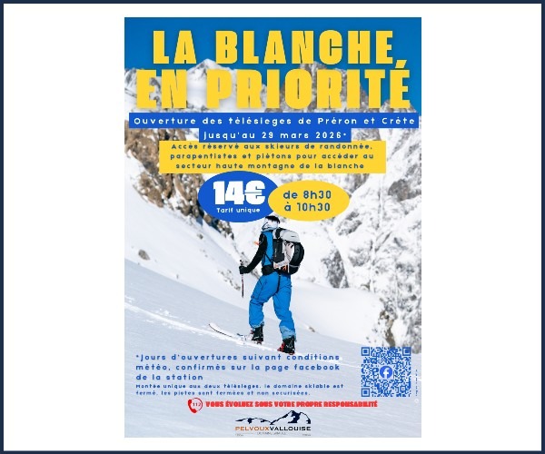 La Blanche en Priorité à Pelvoux 
