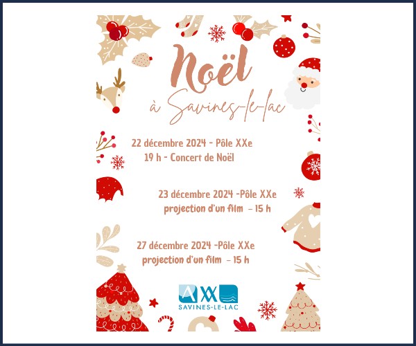 Les animations de Noël à Savines le Lac