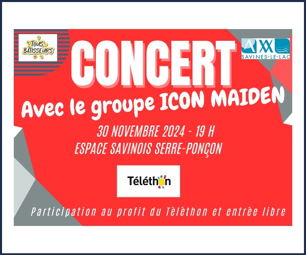 Savines le Lac. Concert au profit du Téléthon