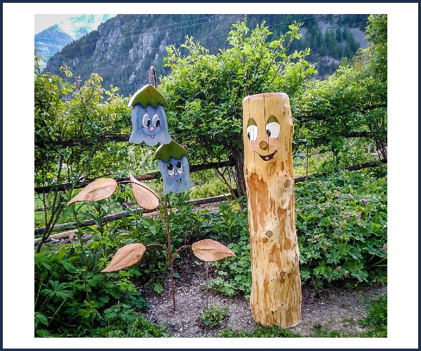 Vallouise Pelvoux. Le sentier des Lutins