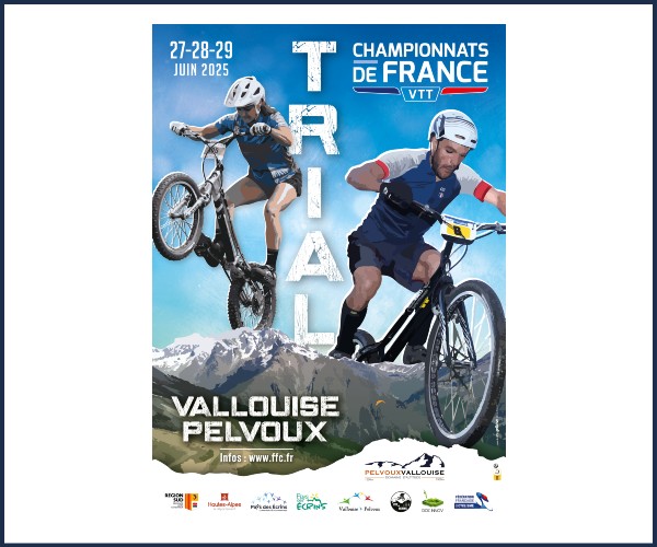 Vallouise Pelvoux. Championnats de France VTT Trial 2025