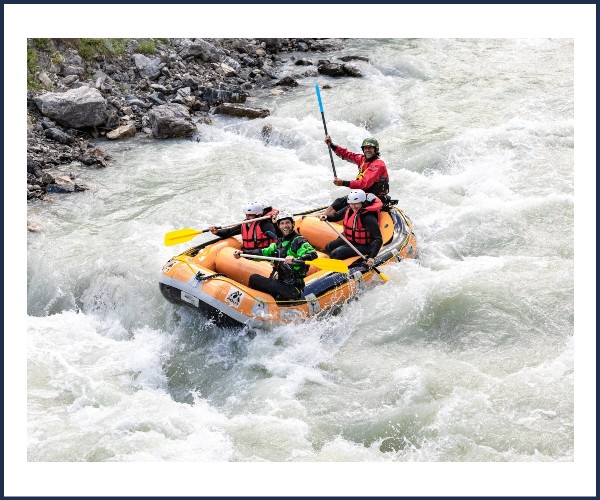 Vallouise Pelvoux. Sortie rafting