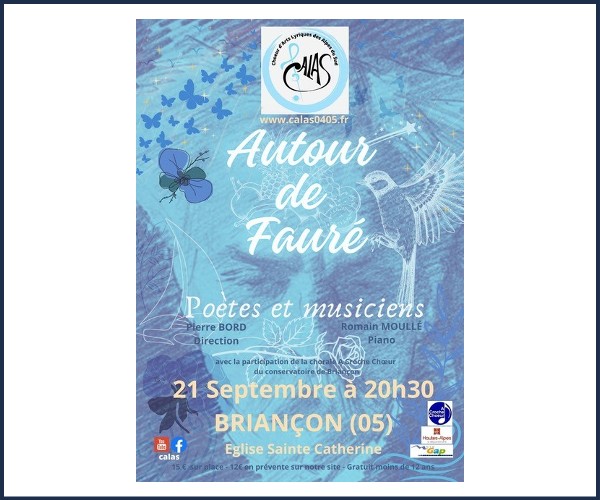 Briançon. CALAS en concert Autour de Fauré, poêtes et musiciens