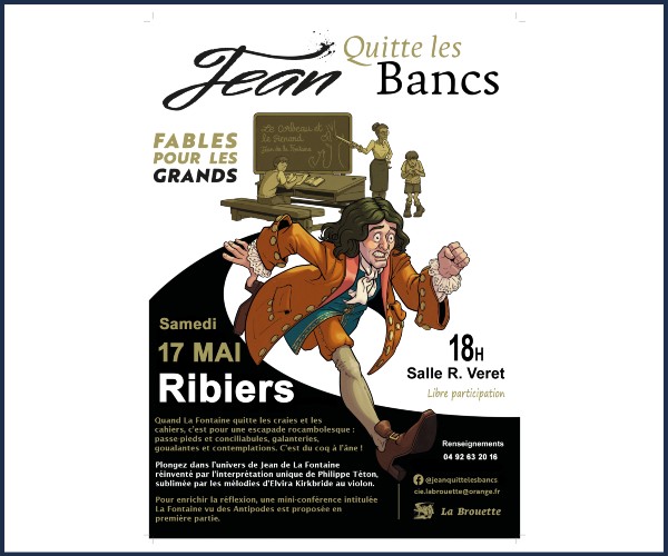 Val Buëch Méouge. Théâtre, Jean quitte les Bancs