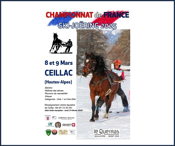 Ceillac. Championnat de France de Ski Joëring 2025