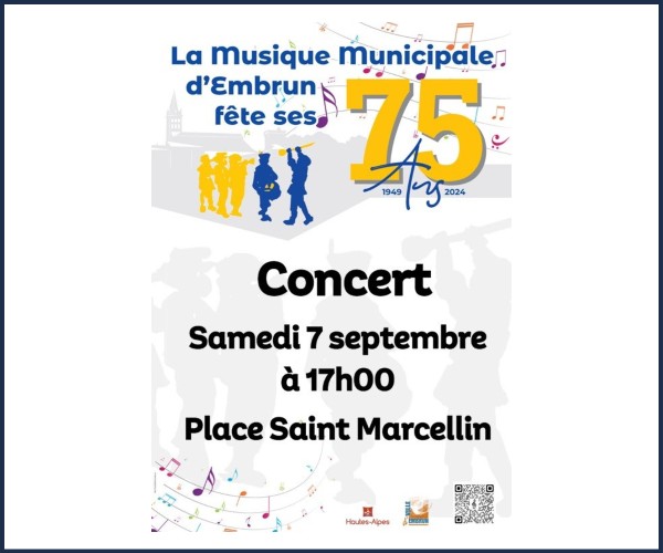 Embrun. Concert de rentrée de la musique municipale