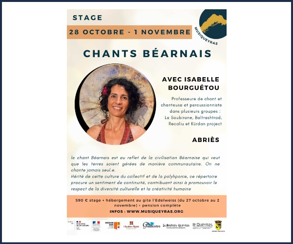 Abriès Ristolas. Stage de chants Béarnais