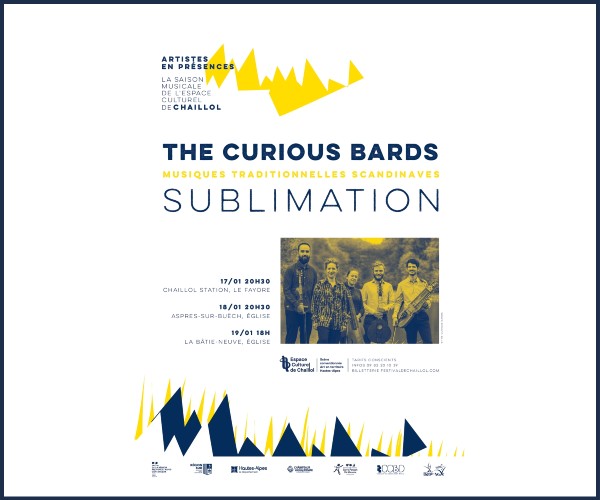 Aspres sur Buëch. Concert The Curious Bards