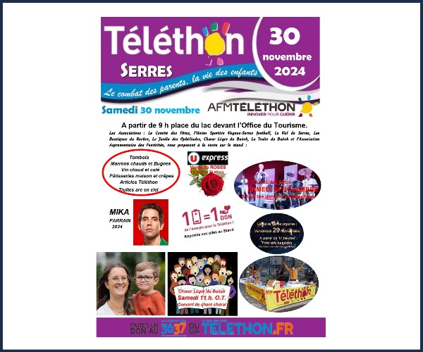 Le Téléthon à Serres