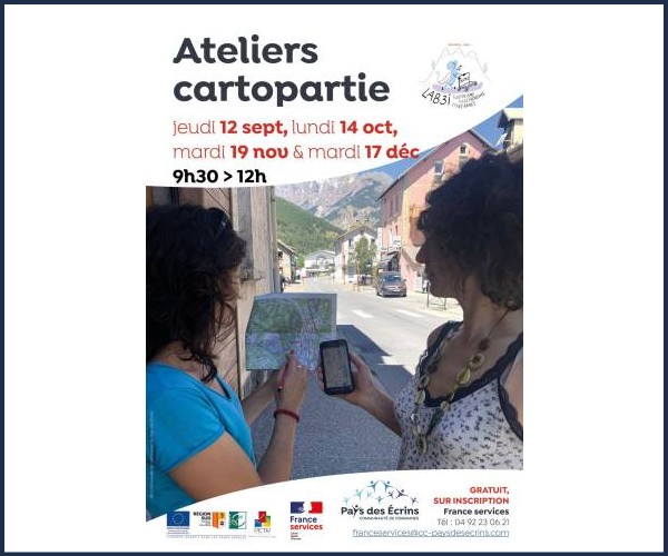 L'Argentière la Bessée. Ateliers Cartopartie