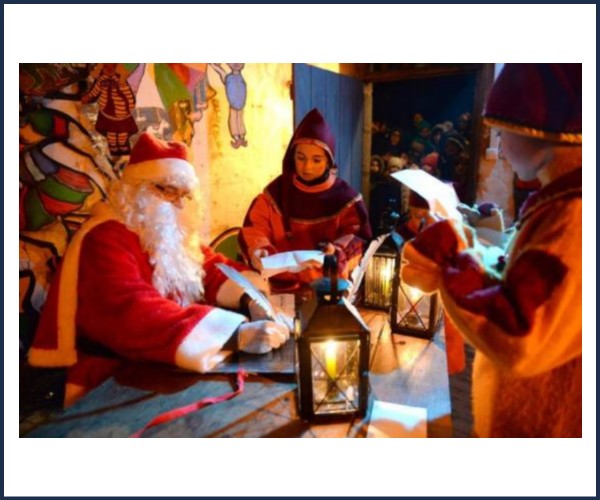Aiguilles. L'arrivée du Père Noël 2024