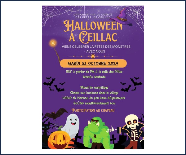 Viens fêter Halloween à Ceillac