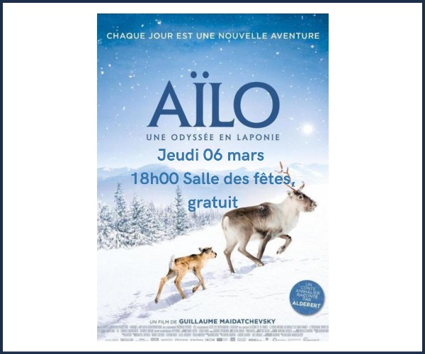 Ceillac. Projection du film, Odyssée en Laponie