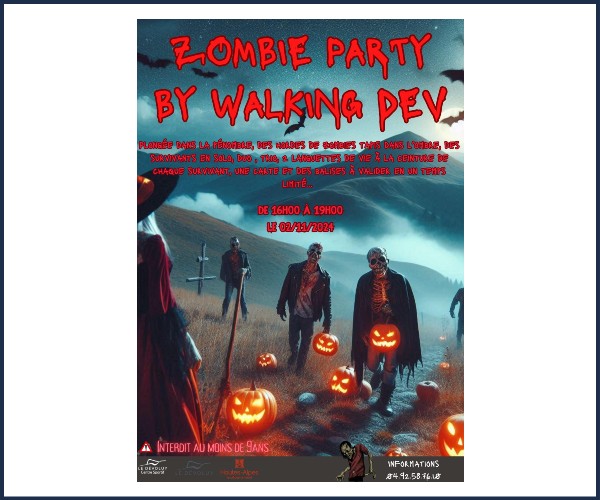Le Dévoluy. Zombie Party by Walking Dev' Superdévoluy