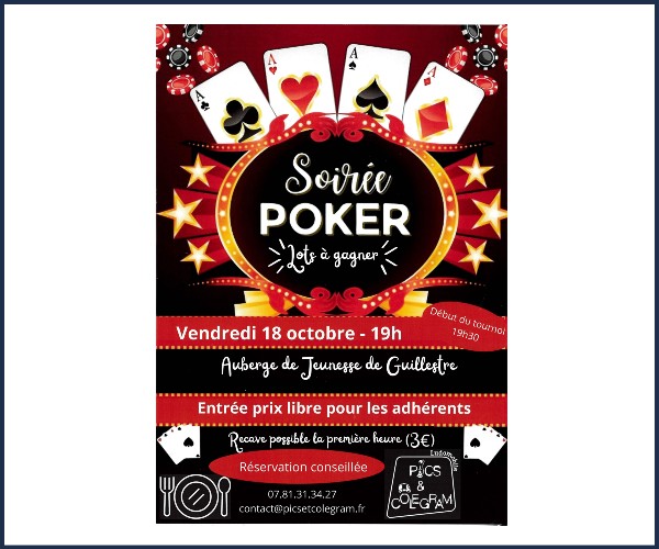 Guillestre. Soirée Poker