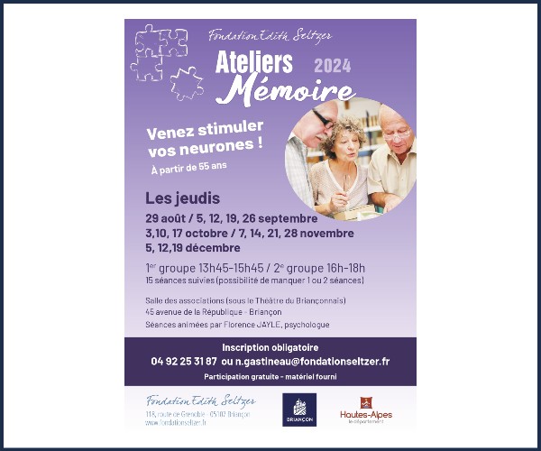 Briançon. Des ateliers mémoire pour les + 55 ans