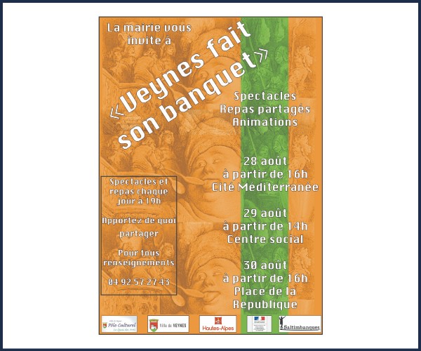 Veynes fait son Banquet du 28 au 30 août