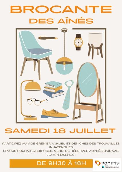 Brocante des Ainés à la Résidence Domitys à Briançon