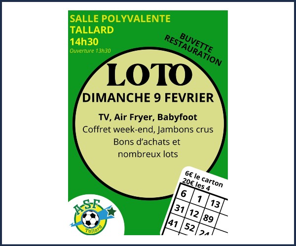 Tallard. Loto de l'ASF