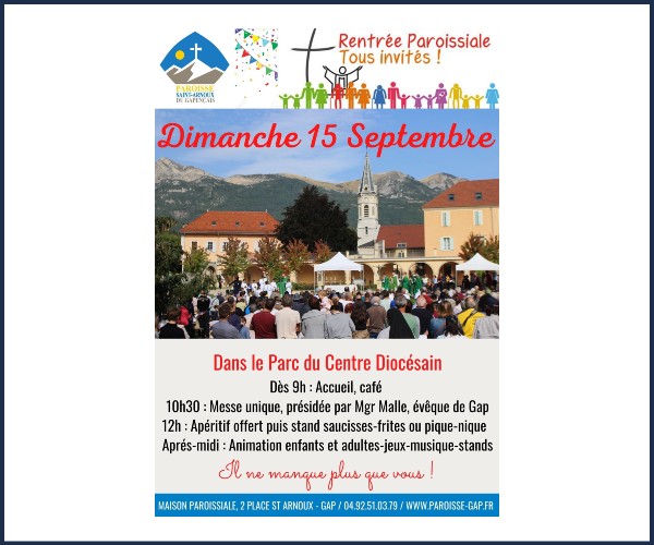 Fête de rentrée paroisse de Gap