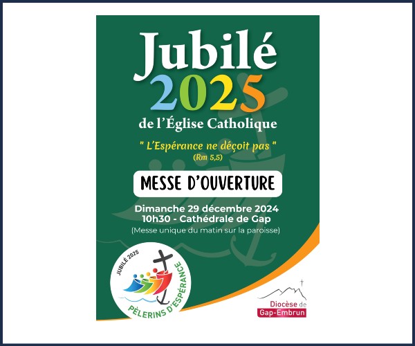Gap. Jubilé 2025 de l'église catholique, messe d'ouverture