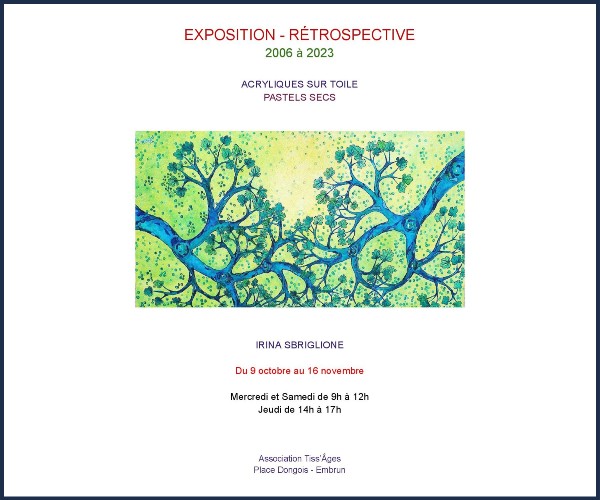 Embrun. Exposition de peintures, Rétrospective