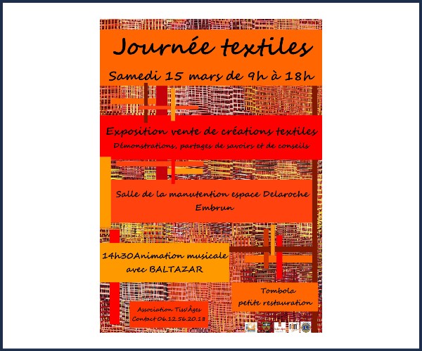 Embrun. Journée Textiles