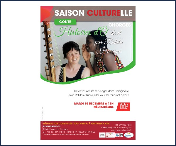 Chorges. Histoire d'Ô, de Rahila Hassane