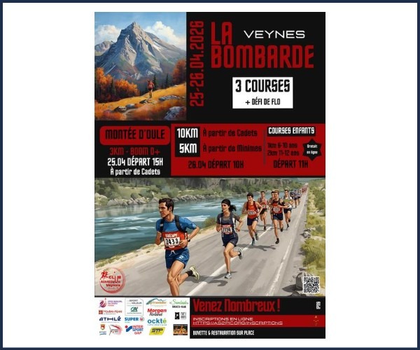 Courses de La Bombarde et La Montée d'Oule 2026 à Veynes