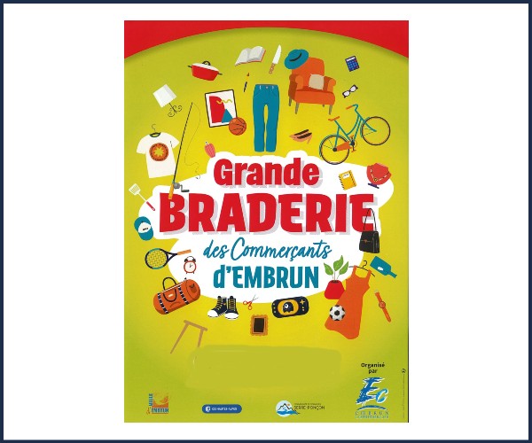 Embrun. Grande Braderie des Commerçants