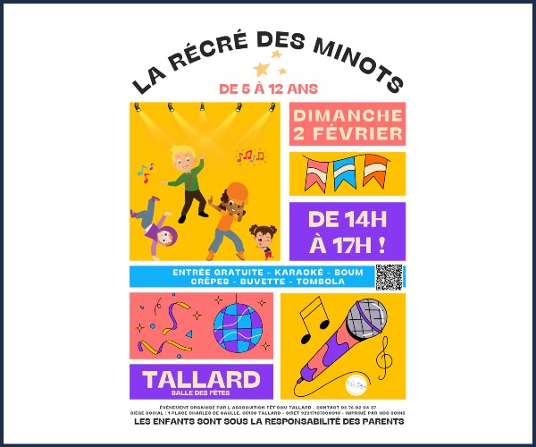 Tallard. La récré des minots